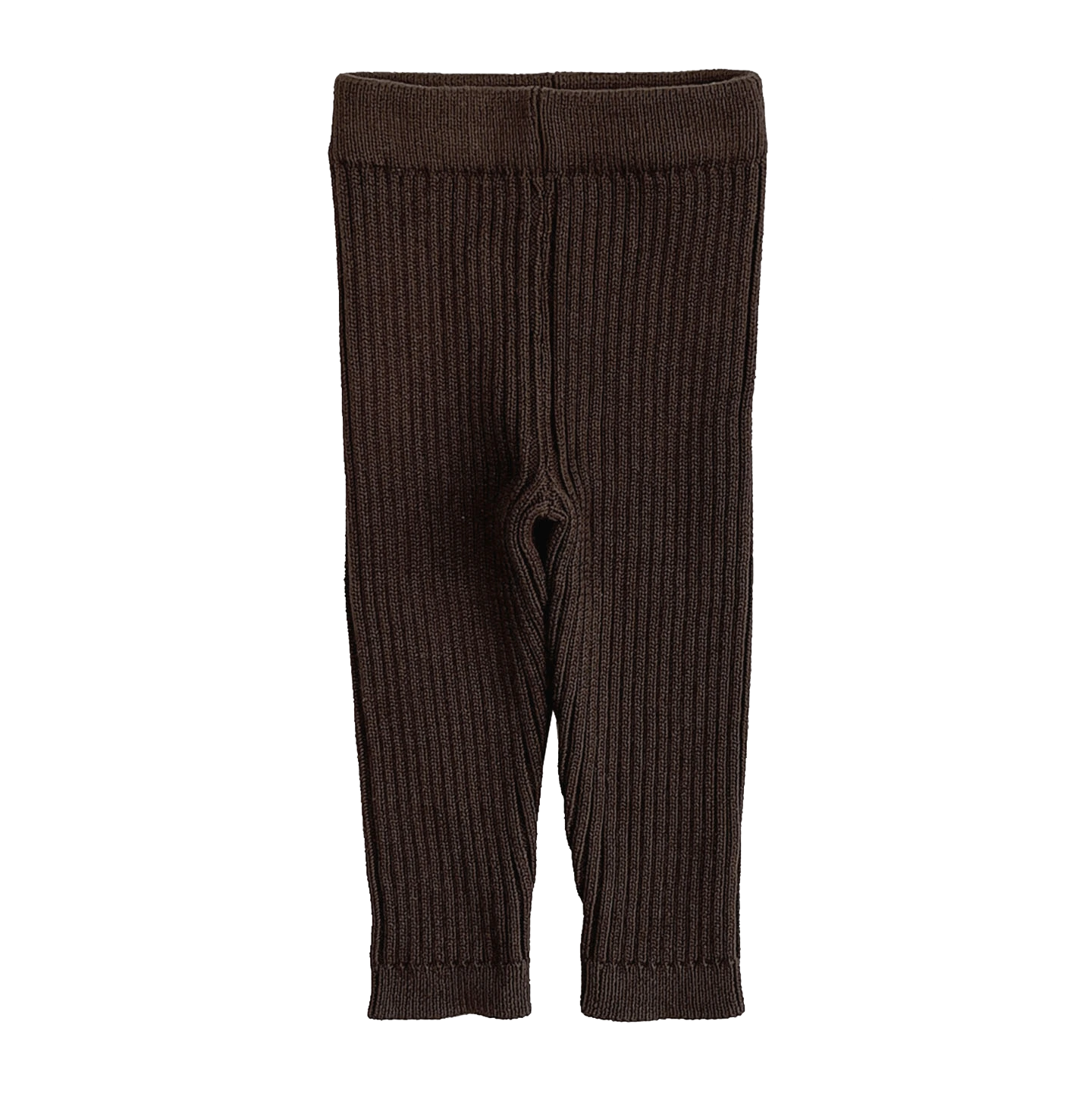 chunky knit leggings in cocoa, offering endless mix & match outfit options for stylish for little ones