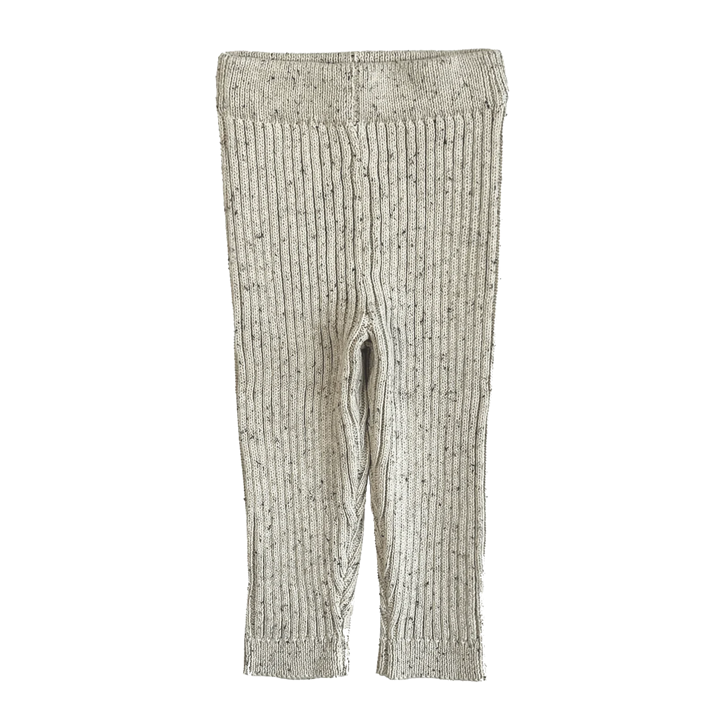 chunky knit leggings in frosty speckle, designed for comfort, play, and effortless mix & match style